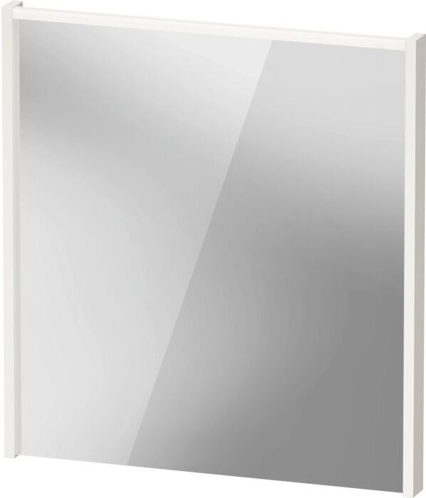 Duravit D-Code Spiegel DC7076022220000 650x700x48, Weiß Hochglanz, mit LED Beleuchtung