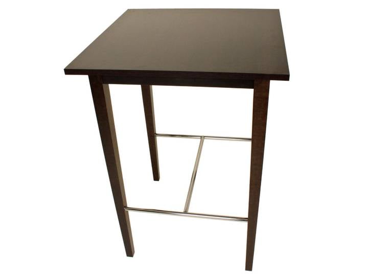 Gardenson Bartisch, Dunkelbraun, Holz, Kunststoff, Buche, Hartholz, quadratisch, eckig, 74.5x105x74.5 cm, gastro- und objekttauglich, Küchen, Küchenmöbel, Küchentische