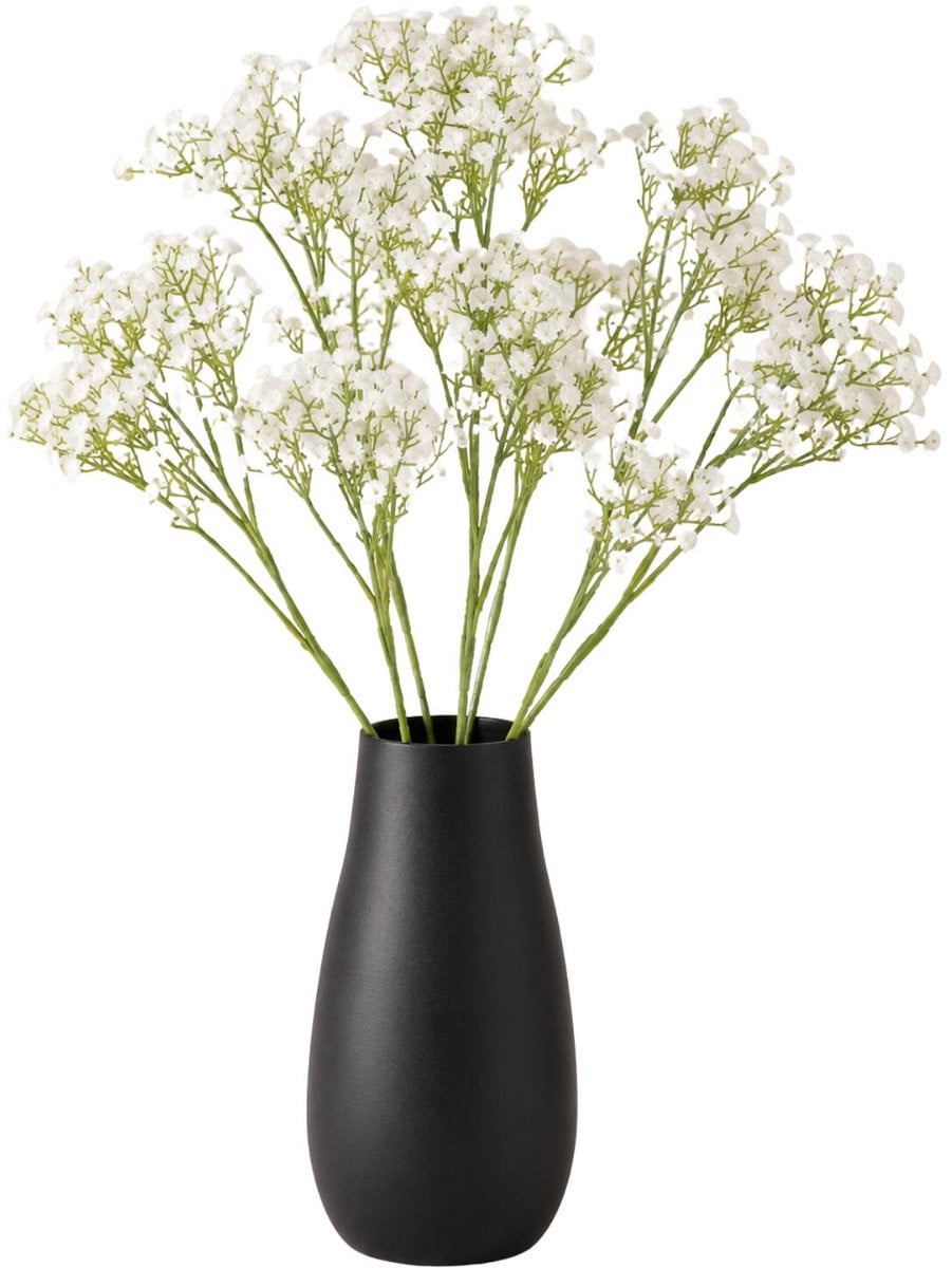 Bellatio Design Kunstbloemen Gipskruid Muralis - 6x - 30 cm - Wit - Losse takken - Gypsophila