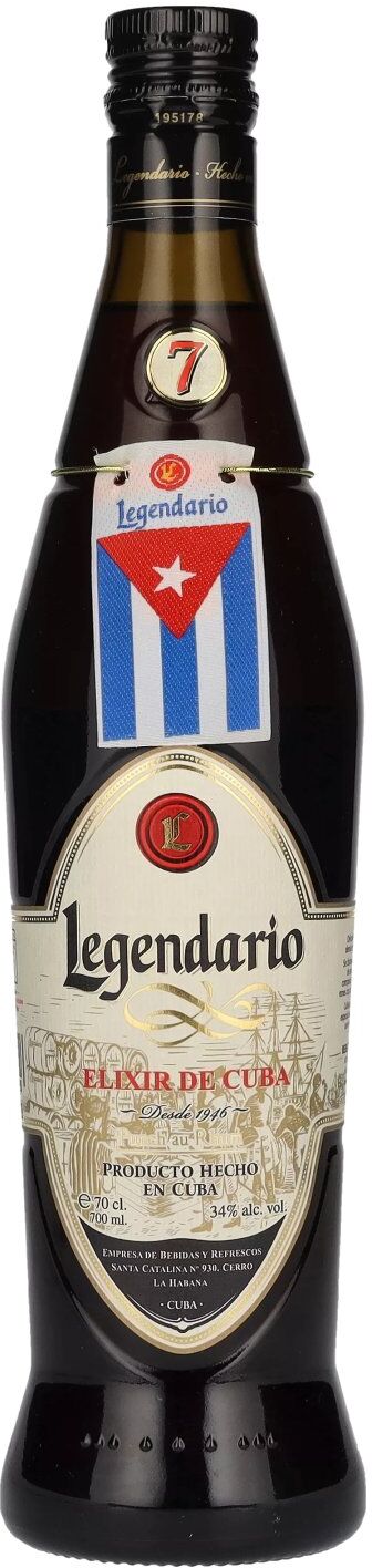 Legendario Rum Legendario Elixir de Cuba 34% Vol. 0,7l