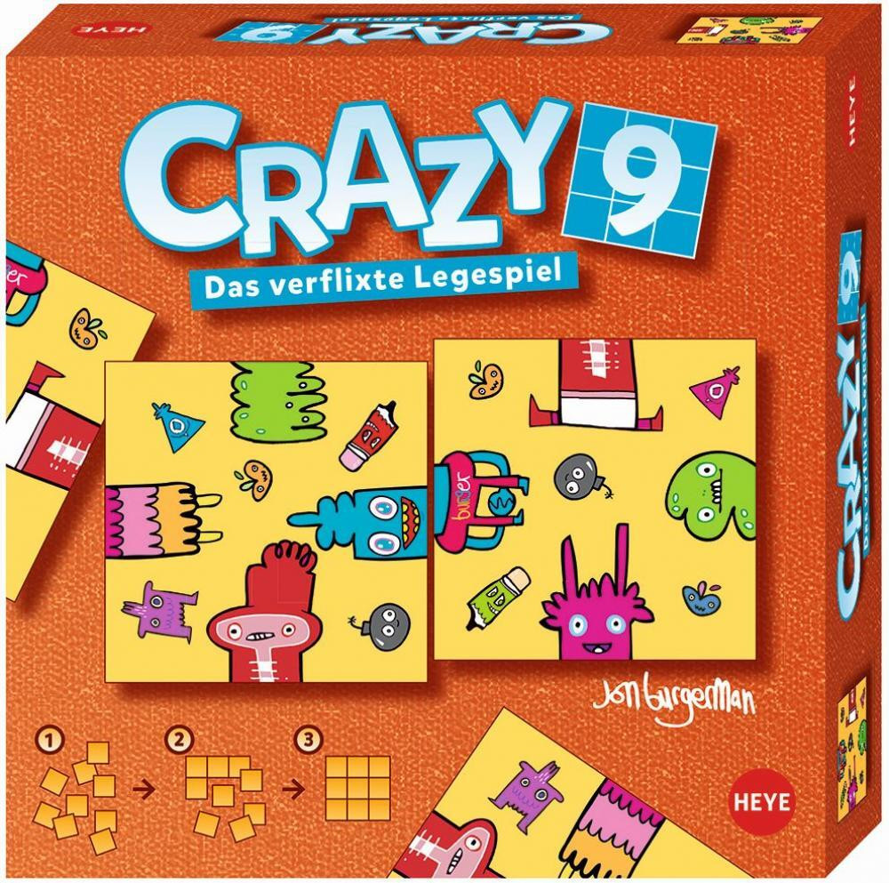 Heye Crazy9 Burgerman Doodle Puzzel - 9 stuks - 28503