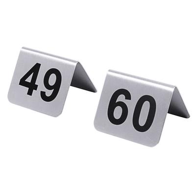 Contacto Tischnummernschilder 49-60