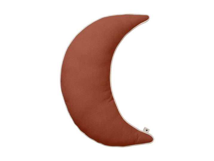 Ferm Living Moon kussen Brown clay, 31x8x47 cm