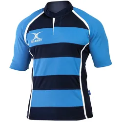 Gilbert, Jungen, Sportshirt, Maillot Xact (128), Blau