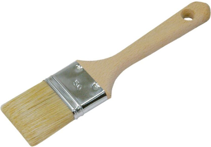 FRIESS-TECHNO-PROFI Flachpinsel 30mm helle Chinaborste Holzstiel natur (F8922810)