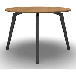 Esstisch Elian Eichefarben MDF rund