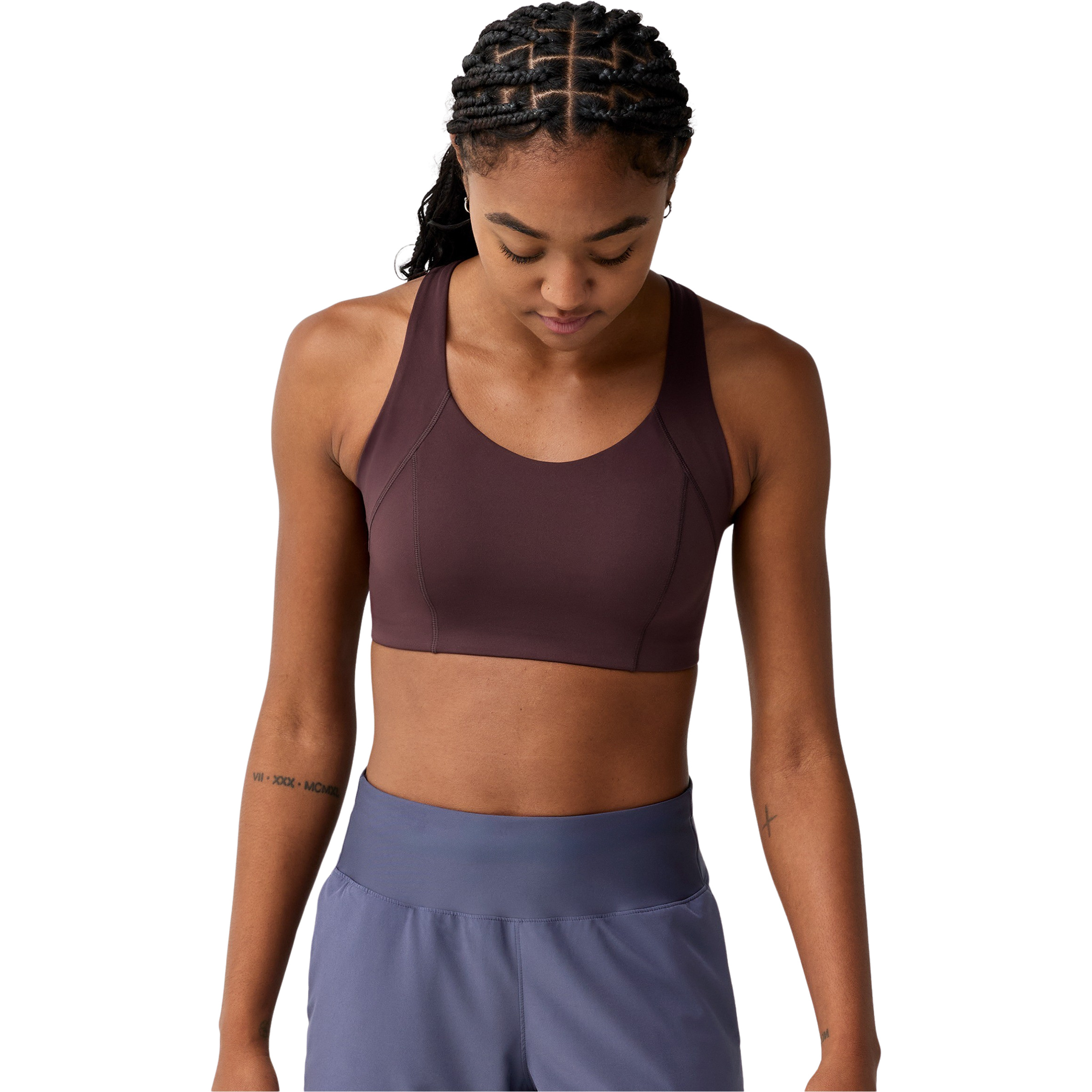 Brooks Chaser Padded Sport BH Damen Sport-BHs braun Größe S Laufen Elastisch