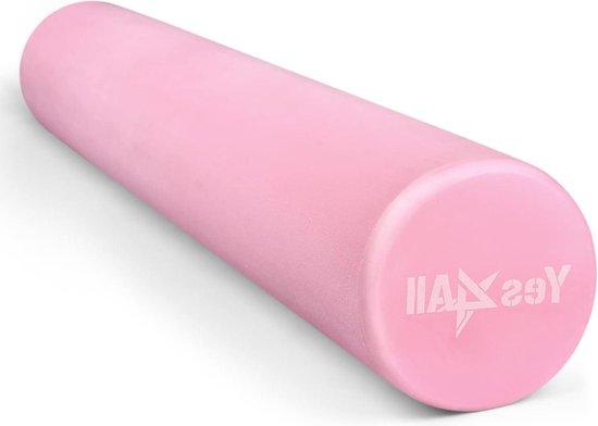 Famanu Schaumroller Medium Hart - 45 x 15 cm - Für Rücken, Wirbelsäule, Arme - Yoga, Pilates, Fitness