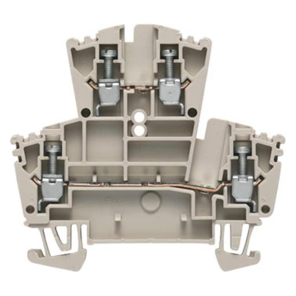 Weidmüller Double-tier terminal, Screw WDK 2.5V BL (1022380000)