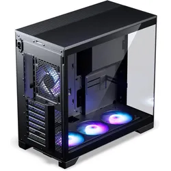 Phanteks Mini-Tower Micro-ATX XT V5 RGB Gehäuse mit Glaspaneelen (Schwarz) (ATX, mATX), PC Gehäuse, Schwarz