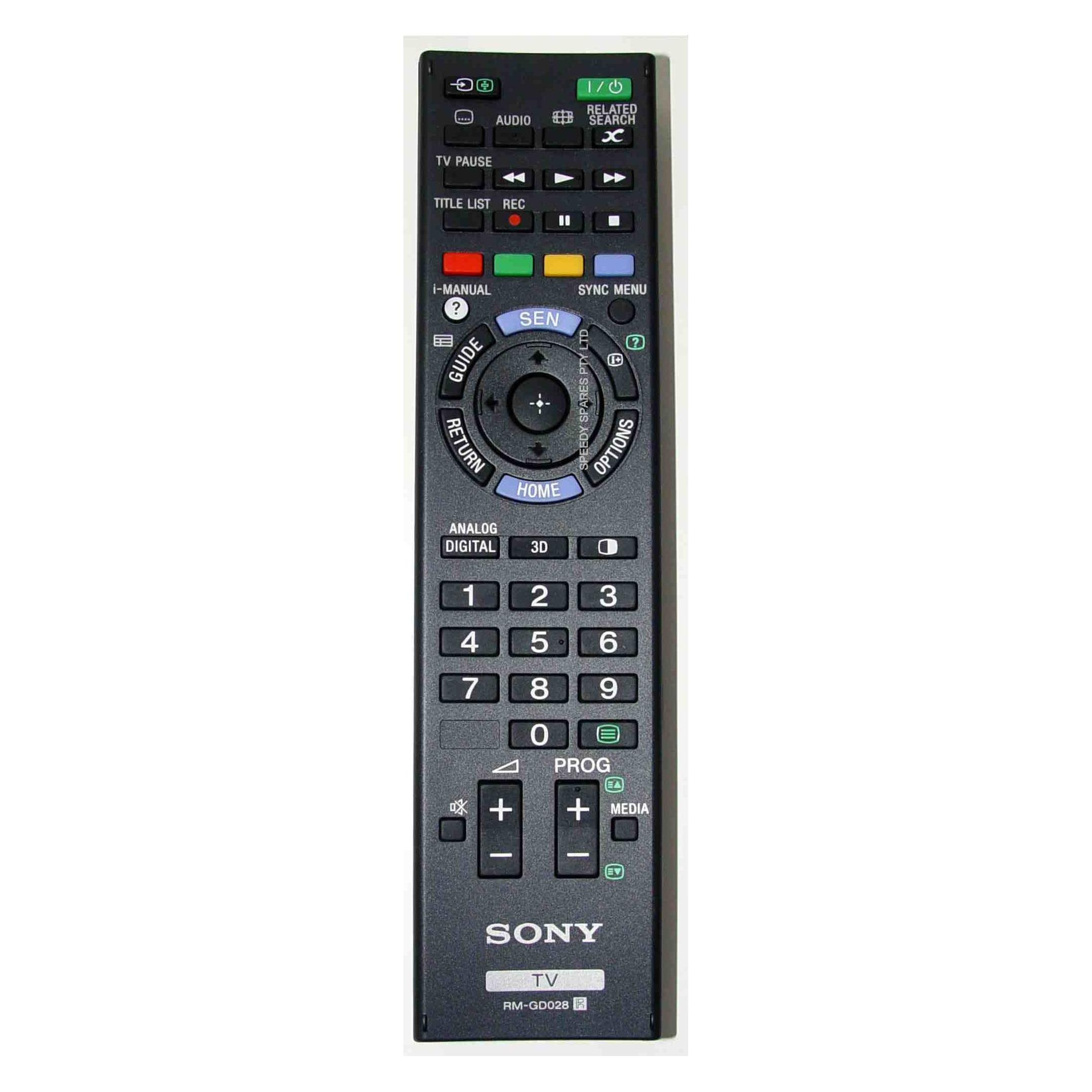 Sony Remote Commander (RM-GD028) (Gerätespezifische Fernbedienung, Infrarot) (149208411)