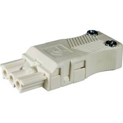 Adels-Contact 12599 Netz-Steckverbinder Buchse, gerade Gesamtpolzahl: 3 + PE 16 A Weiß 200 St. Piece