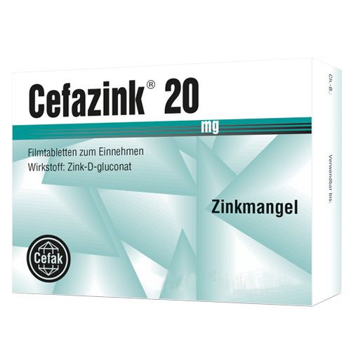Cefazink 20 mg Filmtabletten 60 St