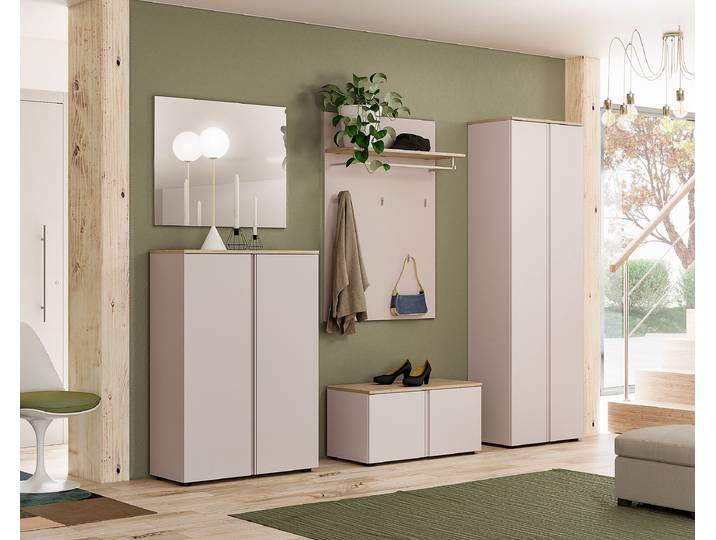 Garderobenschrank 60 x 192 x 38cm Beige