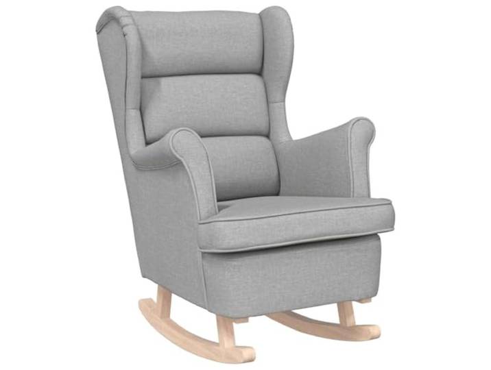 Tmriohed Schaukelsessel Wolkengrau 74x90x102 cm Polstersessel Stoff Bequemer Relaxsessel aus robustem Stoff mit sanfter Schaukelfunktion für Schlafzimmer und Wohnzimmer.