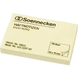 Soennecken Haftnotiz 5813 75x50mm 100Blatt gelb