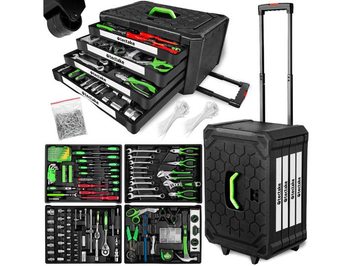 Caisse à outils 899 pièces - noir