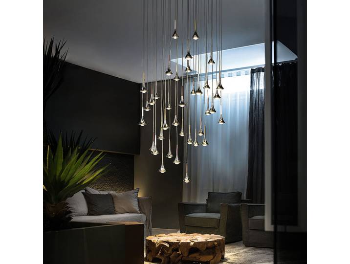 Rain Suspension 2700K Chrome Brossé - Lodes - Aluminium