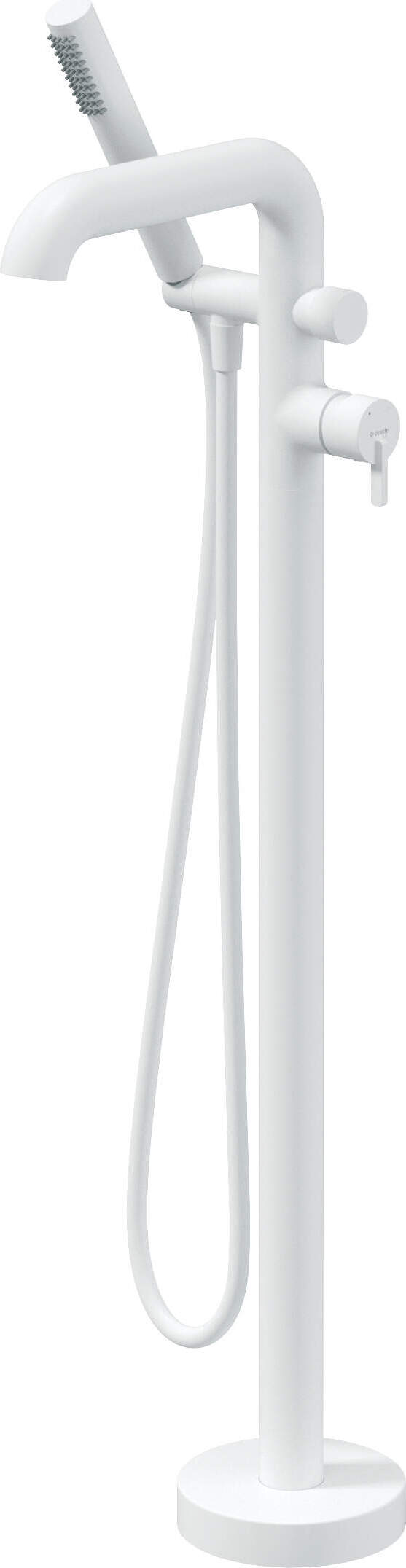 Freestanding bathtub mixer with shower set