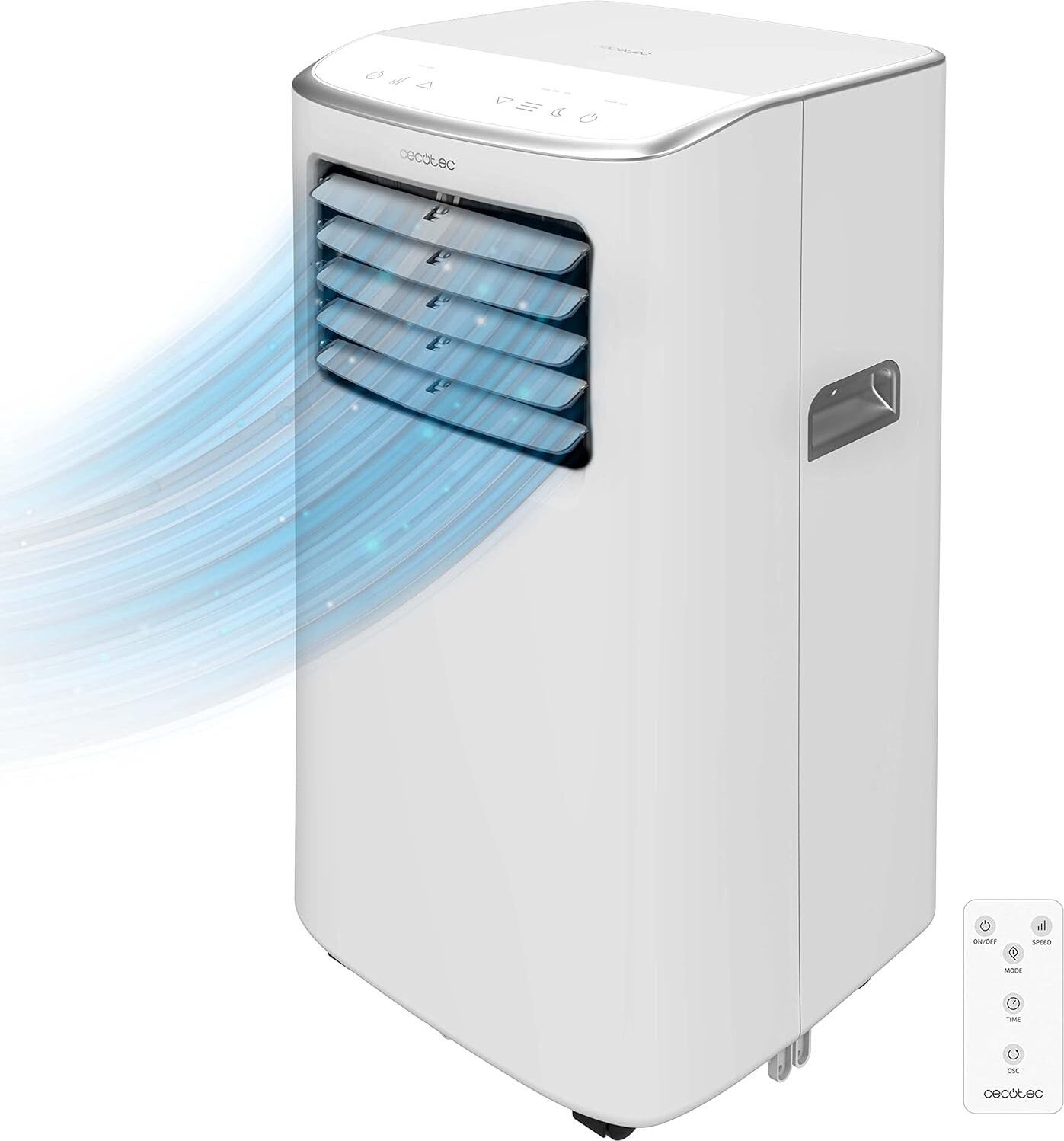 Cecotec 08171, Einteilige mobile Klimaanlage, Kühlung, Entfeuchter, Ventilator, 7000 BTU/h, 65 dB, 15 m², R290
