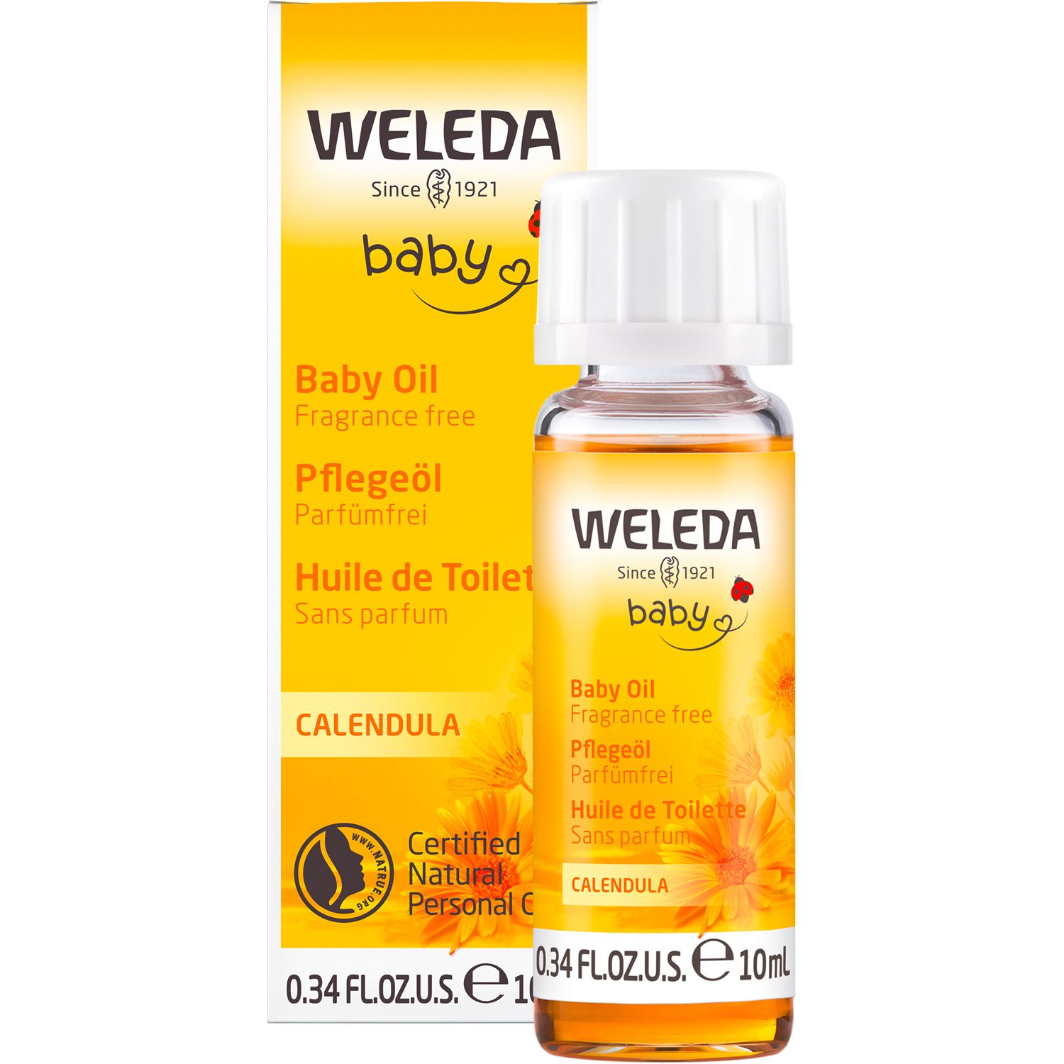 Weleda Calendula Pflegeöl parfümfrei 10 ml Öl