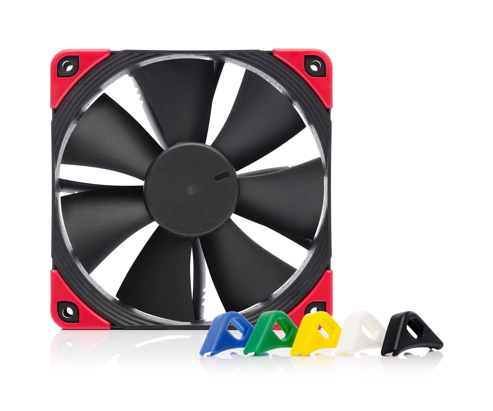 Noctua NF-F12 PWM chromax.black.swap 120x120x25mm, 4Pin PWM (1500rpm, 22,4dB(A)) NF-F12 PWM CH.BK.S