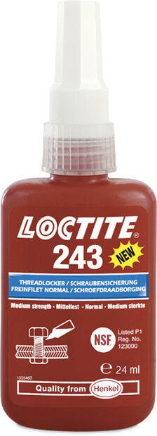 Frein filet Loctite Frein filet moyen 243 - flacon 24ml