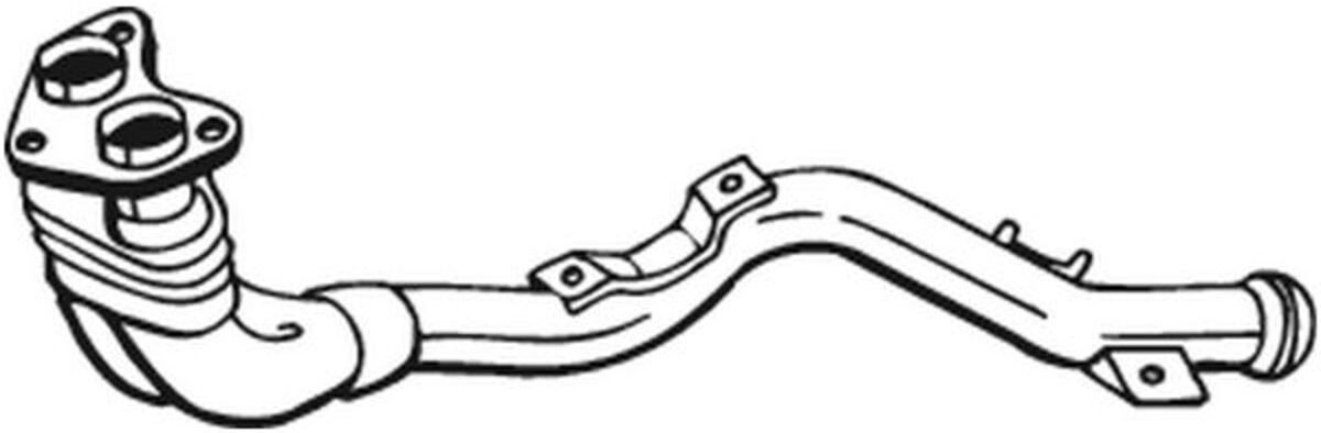 Abgasrohr BOSAL 787-001
