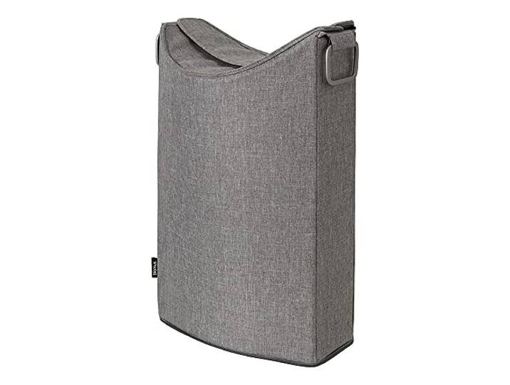 blomus - RISCO LOUNGE - Panier à linge\, couvercle rabattable\, design fin et intemporel\, 65 l\, couleur gris chaud (69256)