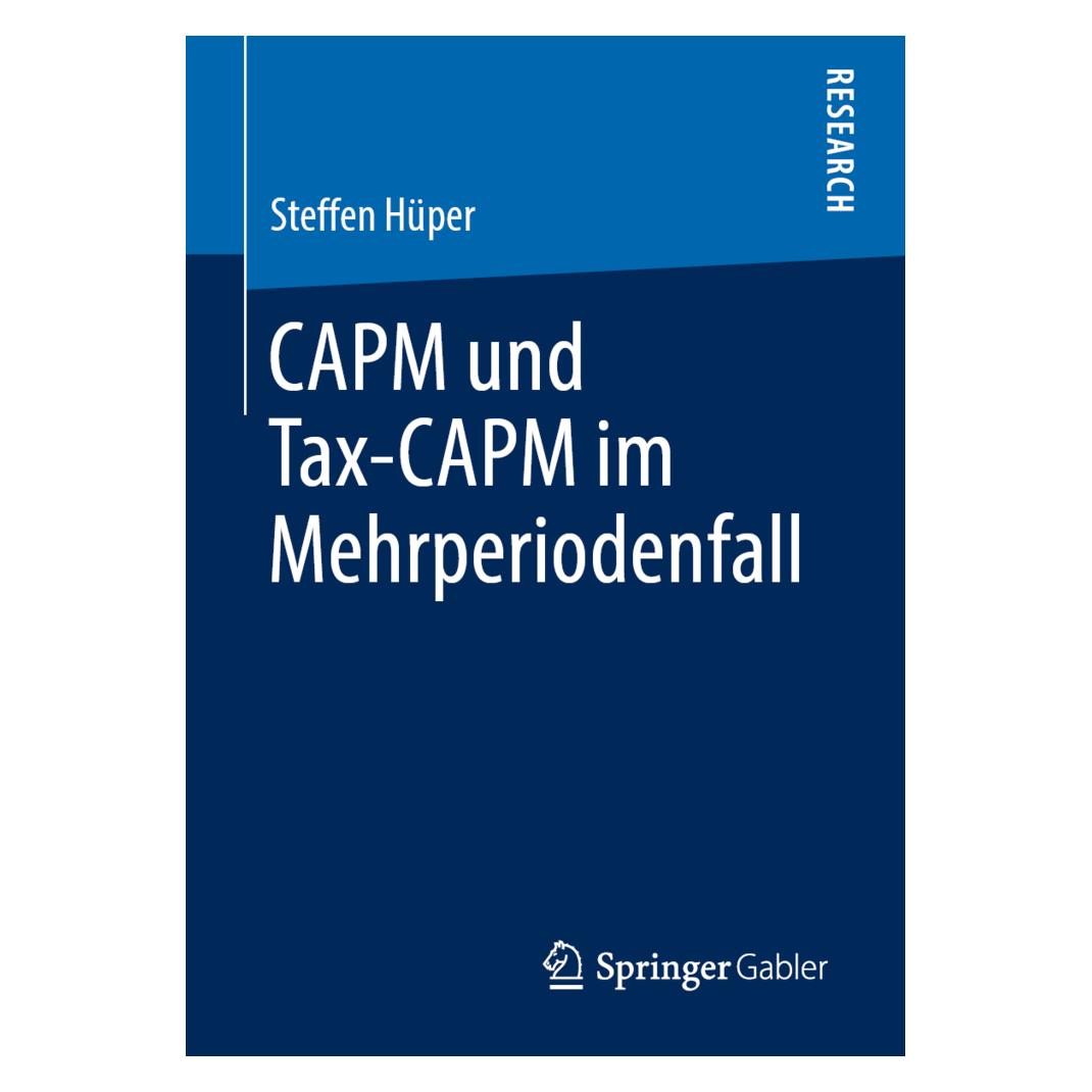 Springer CAPM und Tax-CAPM im Mehrperiodenfall (Deutsch, Softcover, Steffen Hüper) (56058184)