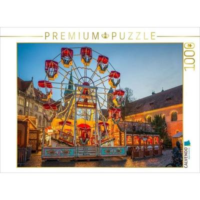 CALVENDO Puzzle Braunschweig - Weihnachtsmarkt auf dem Ruhfäutchenplatz | 1000 Teile Lege-Größe 64x48cm Foto-Puzzle für glückliche Stunden