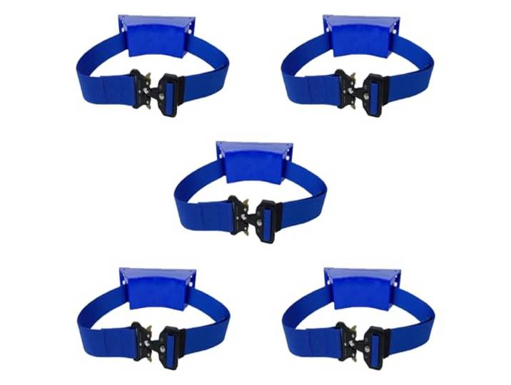 An der Wand montierter Flaschenhalter(Blue,5pack)