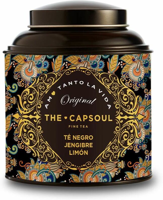 The Capsoul Black Ginger & Lemon Bulk Tea 100 gr