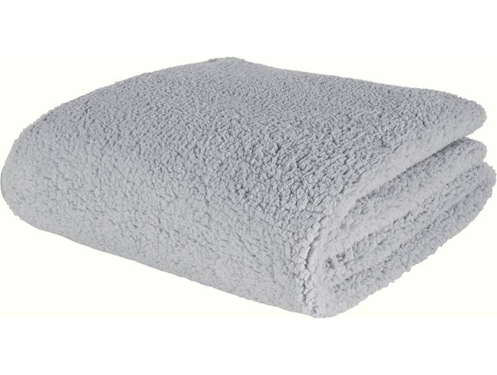 Wohndecke LeGer, Exklusiv Decke , silber, B:150cm L:200cm, Polyester, LEGER HOME BY LENA GERCKE, Wohndecken, Wohndecke, hochwertig und kuschelig weich, angenehm auf der Haut