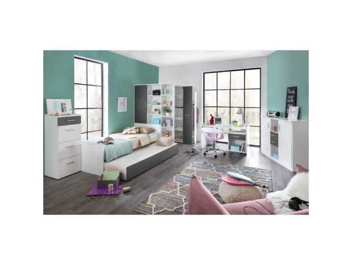 Wimex Joker Jugendzimmer Set 8-tlg. inkl. Schreibtisch mit Schub