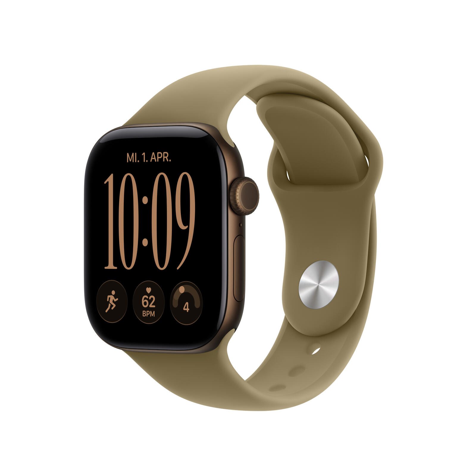 Apple Watch Series 12 Aluminium (GPS + Cellular) 42mm Dunkelbronze MJG54ZR/A