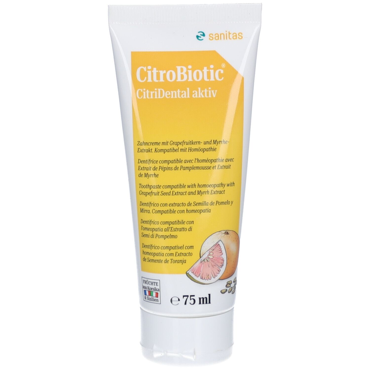 Citrobiotic CitriDental aktiv Zahncreme 75 ml