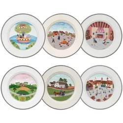 Villeroy & Boch Design Naif Frühstücksteller ø 21 cm Kollektion 6er Set