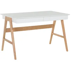 SCHREIBTISCH weiß 120/70/75 cm Sheslay