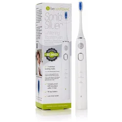 Beconfident, Elektrische Zahnbürste, SONIC SILVER electric whitening toothbrush #white/silver
