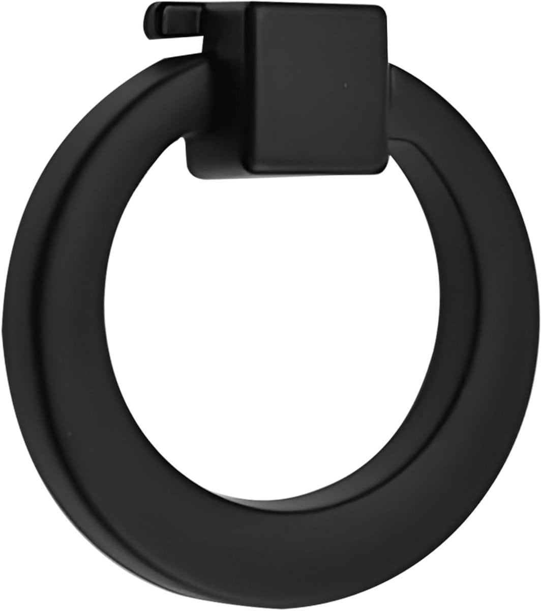 Zwarte Deurklopper Ring Kastgreep van Zinklegering voor het Vernieuwen van Meubels