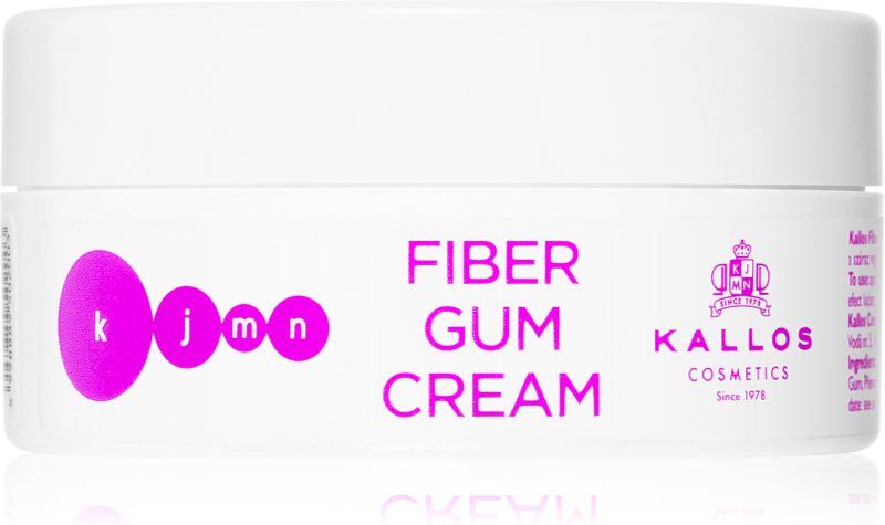 Kallos KJMN Professional Fiber Gum Cream gomme à sculpter pour cheveux 100 ml