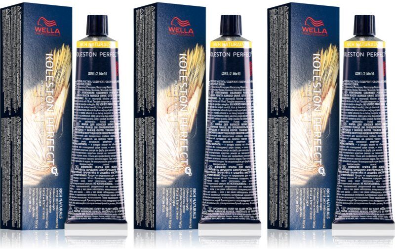 Wella Professionals Koleston Perfect ME+ Rich Naturals Hair Color economy pack shade 6/3