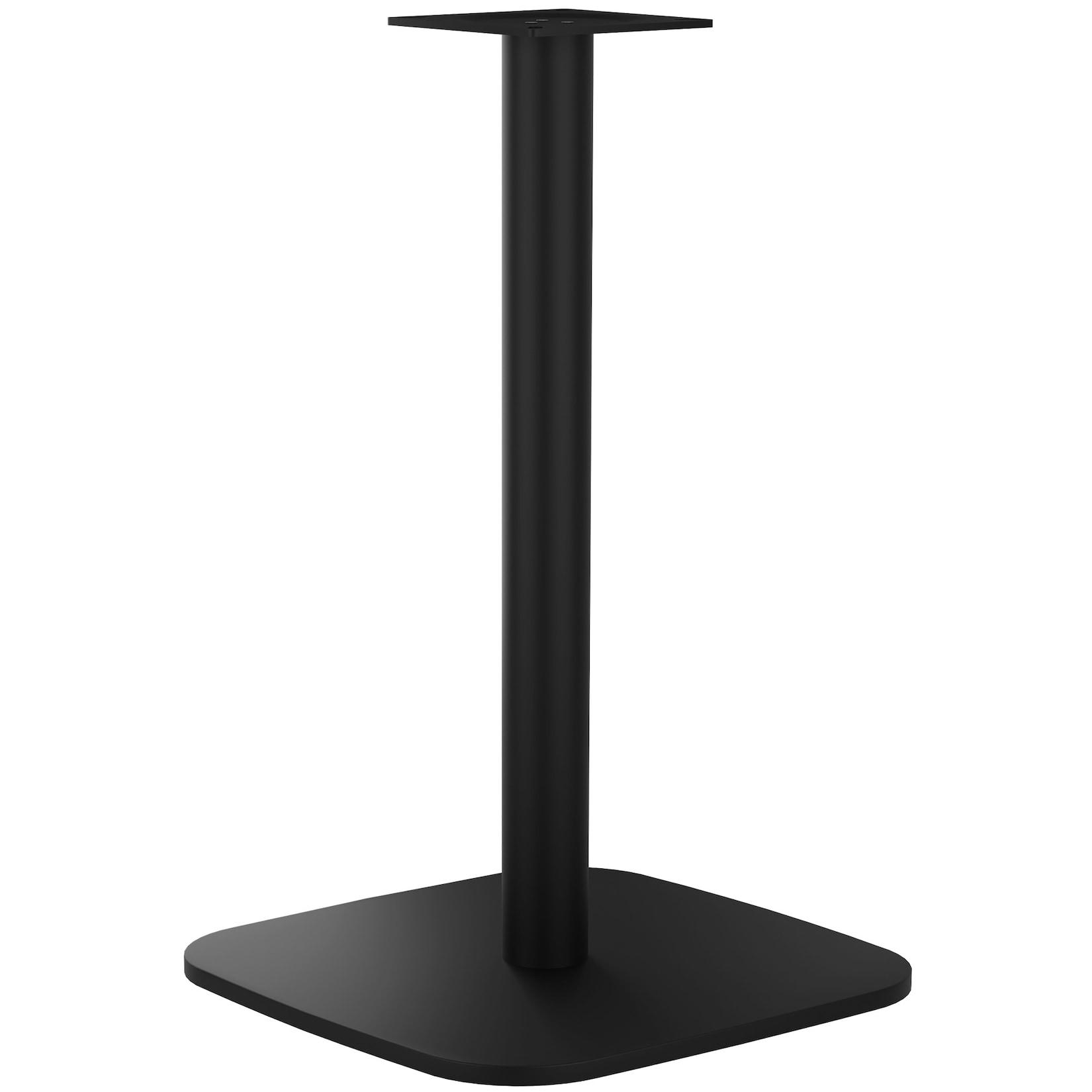 CLP Tischgestell Metall schwarz, Tischbeine Marudi aus Stahl pulverbeschichtet outdoor, robustes Tischuntergestell für drinnen und draußen