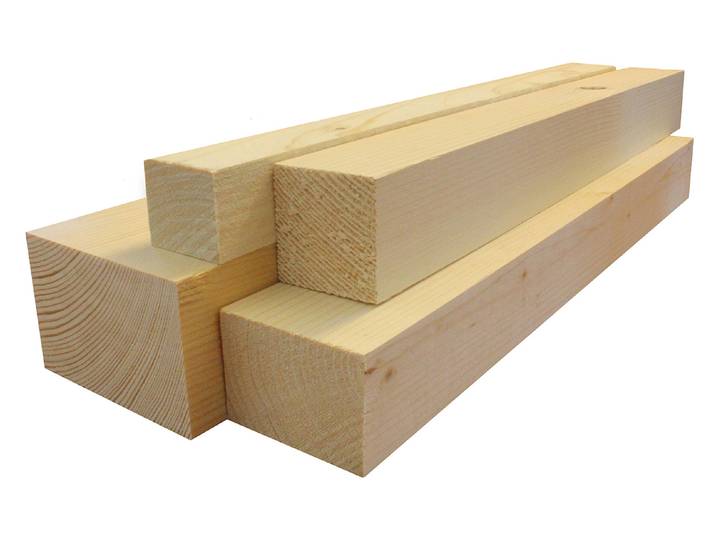 Oecoplan Latte gehobelt 55x55 mm 2.5 m