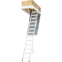 Wippro Dachbodentreppe Isotec Brandhemmend Lukenmaß 130x70cm