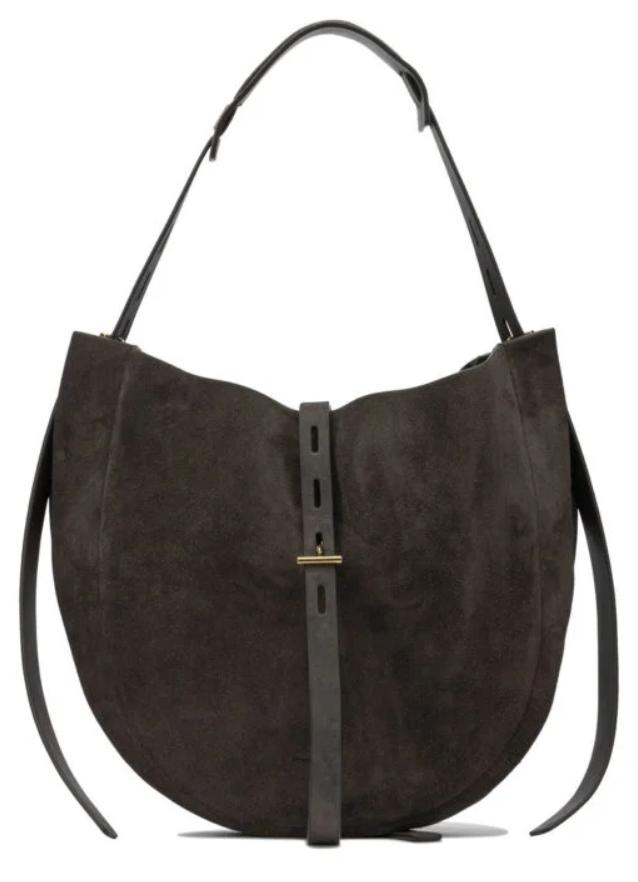 Minobossi Damen Tasche Braun Kalbsleder
