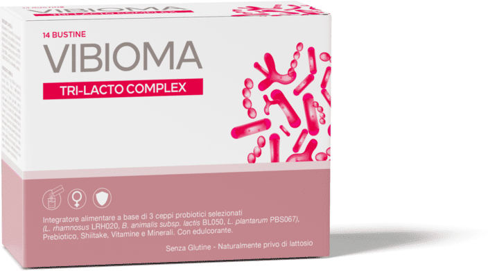 Vibioma Tri-Lacto Complex Integratore Disbiosi Vaginale 14 Bustine