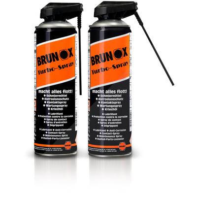 Brunox 2x 500 ml Turbo Spray Multifunktionsöl [Hersteller-Nr. BR0,50TSP]