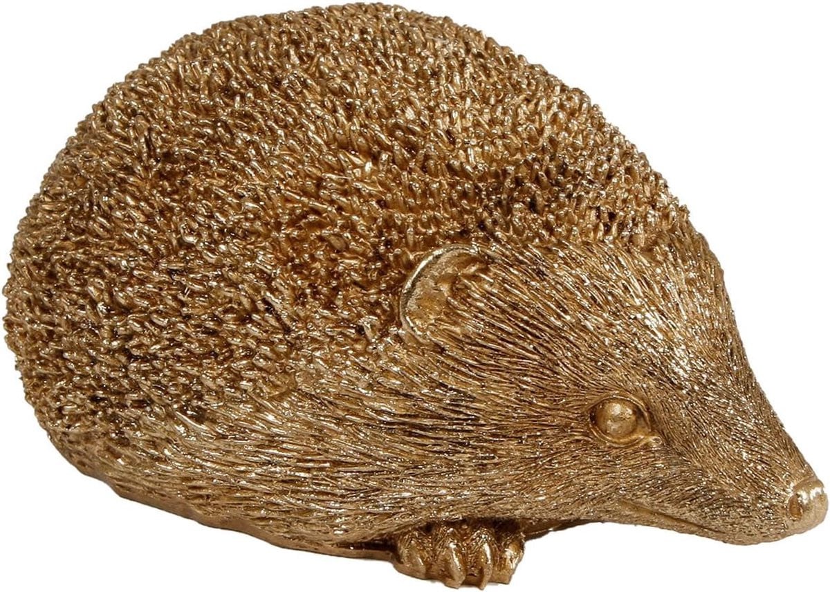 Gouden Egel Beeldje - Uniek Design Dierenfiguur Sierobject voor Woondecoratie - 148 x 98 cm